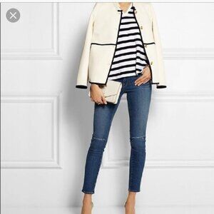 NWT J.crew tipped twill jacket